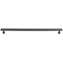 Top Knobs Devon 12 Inch Center to Center Bar Cabinet Pull Ash Gray