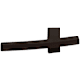 Top Knobs Slanted 3 Inch Long Finger Cabinet Pull from the Sanctuary Collection Oil Rubbed Bronze