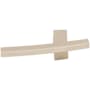Top Knobs Slanted 3 Inch Long Finger Cabinet Pull from the Sanctuary Collection Polished Nickel