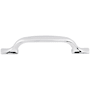 Top Knobs Torbay 3-3/4 Inch Center to Center Handle Cabinet Pull from the Devon Series Polished Chrome