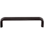 Top Knobs Devon 5-1/16 Inch Center to Center Handle Cabinet Pull Sable
