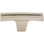 Top Knobs Flared 2-5/8 Inch Bar Cabinet Knob from the Sanctuary Collection Brushed Satin Nickel