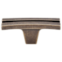 Top Knobs Flared 2-5/8 Inch Bar Cabinet Knob from the Sanctuary Collection German Bronze