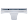 Top Knobs Flared 2-5/8 Inch Bar Cabinet Knob from the Sanctuary Collection Polished Chrome