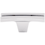 Top Knobs Flared 2-5/8 Inch Bar Cabinet Knob from the Sanctuary Collection Polished Chrome