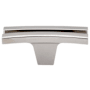 Top Knobs Flared 2-5/8 Inch Bar Cabinet Knob from the Sanctuary Collection Polished Nickel