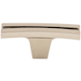 Top Knobs Flared 2-5/8 Inch Bar Cabinet Knob from the Sanctuary Collection Polished Nickel