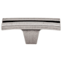 Top Knobs Flared 2-5/8 Inch Bar Cabinet Knob from the Sanctuary Collection Pewter Antique