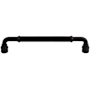 Top Knobs Brixton 6-5/16 Inch Center to Center Handle Cabinet Pull from the Devon Series Flat Black