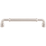 Top Knobs Brixton 6-5/16 Inch Center to Center Handle Cabinet Pull from the Devon Series Brushed Satin Nickel