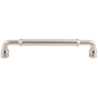 Top Knobs Brixton 6-5/16 Inch Center to Center Handle Cabinet Pull from the Devon Series Polished Nickel