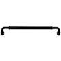 Top Knobs Devon 8-13/16 Inch Center to Center Handle Cabinet Pull Flat Black
