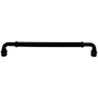 Top Knobs Devon 12 Inch Center to Center Handle Appliance Pull Flat Black