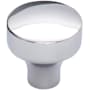 Top Knobs Kinney 1-1/8 Inch Mushroom Cabinet Knob from the Lynwood Collection Polished Chrome