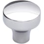 Top Knobs Kinney 1-1/4 Inch Mushroom Cabinet Knob from the Lynwood Collection Polished Chrome