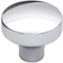 Top Knobs Kinney 1-1/2 Inch Mushroom Cabinet Knob from the Lynwood Collection Polished Chrome