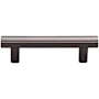 Top Knobs Hillmont 3 Inch Center to Center Bar Cabinet Pull from the Lynwood Series Ash Gray