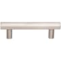 Top Knobs Hillmont 3 Inch Center to Center Bar Cabinet Pull from the Lynwood Series Brushed Satin Nickel