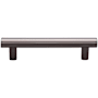 Top Knobs Hillmont 3-3/4 Inch Center to Center Bar Cabinet Pull from the Lynwood Series Ash Gray