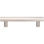 Top Knobs Hillmont 3-3/4 Inch Center to Center Bar Cabinet Pull from the Lynwood Series Brushed Satin Nickel