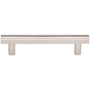 Top Knobs Hillmont 3-3/4 Inch Center to Center Bar Cabinet Pull from the Lynwood Series Polished Nickel