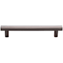 Top Knobs Hillmont 5 Inch Center to Center Bar Cabinet Pull from the Lynwood Series Ash Gray