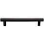 Top Knobs Hillmont 5 Inch Center to Center Bar Cabinet Pull from the Lynwood Series Flat Black