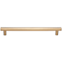 Top Knobs Hillmont 7-9/16 Inch Center to Center Bar Cabinet Pull from the Lynwood Series Honey Bronze