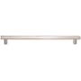 Top Knobs Hillmont 8-13/16 Inch Center to Center Bar Cabinet Pull from the Lynwood Series Brushed Satin Nickel