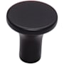 Top Knobs Marion 1 Inch Mushroom Cabinet Knob from the Lynwood Collection Flat Black