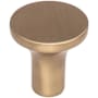 Top Knobs Marion 1 Inch Mushroom Cabinet Knob from the Lynwood Collection Honey Bronze