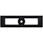 Top Knobs Hollin 3-3/4 Inch Center to Center Backplate for Cabinet Knobs from the Lynwood Series Flat Black