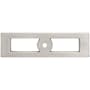 Top Knobs Hollin 3-3/4 Inch Center to Center Backplate for Cabinet Knobs from the Lynwood Series Brushed Satin Nickel