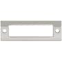 Top Knobs Hollin 3 Inch Center to Center Pull Backplate from the Lynwood Series Polished Nickel