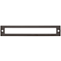 Top Knobs Hollin 6-5/16 Inch Center to Center Pull Backplate from the Lynwood Series Ash Gray
