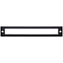 Top Knobs Hollin 6-5/16 Inch Center to Center Pull Backplate from the Lynwood Series Flat Black