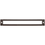 Top Knobs Hollin 7-9/16 Inch Center to Center Pull Backplate from the Lynwood Series Ash Gray
