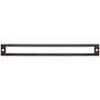Top Knobs Hollin 8-13/16 Inch Center to Center Pull Backplate from the Lynwood Series Ash Gray
