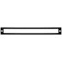 Top Knobs Hollin 8-13/16 Inch Center to Center Pull Backplate from the Lynwood Series Flat Black