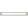 Top Knobs Hollin 8-13/16 Inch Center to Center Pull Backplate from the Lynwood Series Polished Nickel