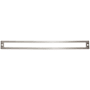 Top Knobs Hollin 12 Inch Center to Center Pull Backplate from the Lynwood Series Brushed Satin Nickel
