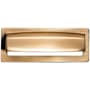 Top Knobs Hollin 3-3/4 Inch Center to Center Cup Cabinet Pull from the Lynwood Series Honey Bronze
