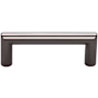 Top Knobs Kinney 3 Inch Center to Center Handle Cabinet Pull from the Lynwood Series Ash Gray
