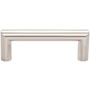 Top Knobs Kinney 3 Inch Center to Center Handle Cabinet Pull from the Lynwood Series Brushed Satin Nickel