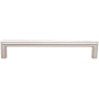 Top Knobs Kinney 6-5/16 Inch Center to Center Handle Cabinet Pull from the Lynwood Series Brushed Satin Nickel