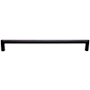 Top Knobs Kinney 8-13/16 Inch Center to Center Handle Cabinet Pull from the Lynwood Series Flat Black