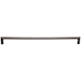 Top Knobs Kinney 12 Inch Center to Center Handle Cabinet Pull from the Lynwood Series Ash Gray
