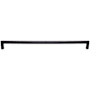 Top Knobs Kinney 12 Inch Center to Center Handle Cabinet Pull from the Lynwood Series Flat Black