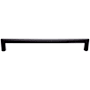 Top Knobs Kinney 12 Inch Center to Center Handle Appliance Pull from the Lynwood Series Flat Black