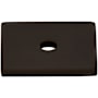 Top Knobs 1 Inch Square Cabinet Knob Backplate from the Sanctuary Series Oil Rubbed Bronze